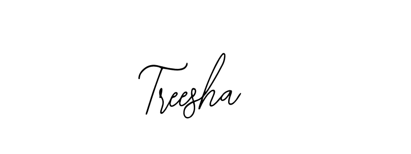 Make a beautiful signature design for name Treesha . With this signature (Bearetta-2O07w) style, you can create a handwritten signature for free. Treesha  signature style 12 images and pictures png