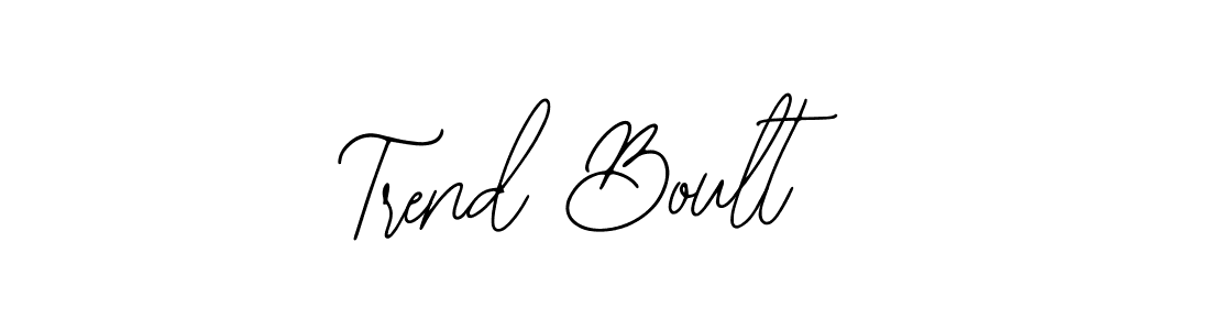 Make a beautiful signature design for name Trend Boult. With this signature (Bearetta-2O07w) style, you can create a handwritten signature for free. Trend Boult signature style 12 images and pictures png