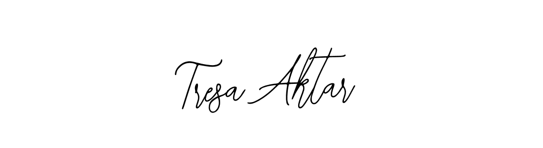 Tresa Aktar stylish signature style. Best Handwritten Sign (Bearetta-2O07w) for my name. Handwritten Signature Collection Ideas for my name Tresa Aktar. Tresa Aktar signature style 12 images and pictures png