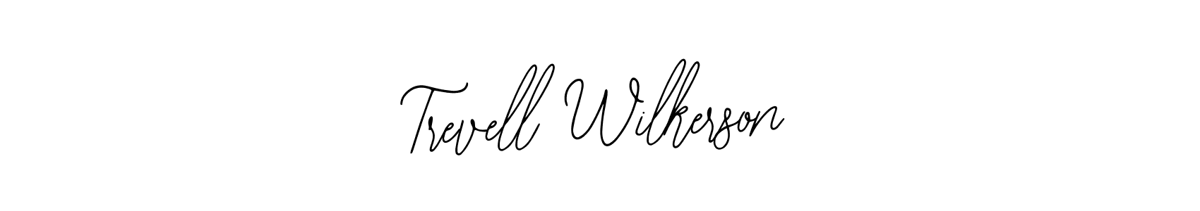Use a signature maker to create a handwritten signature online. With this signature software, you can design (Bearetta-2O07w) your own signature for name Trevell Wilkerson. Trevell Wilkerson signature style 12 images and pictures png