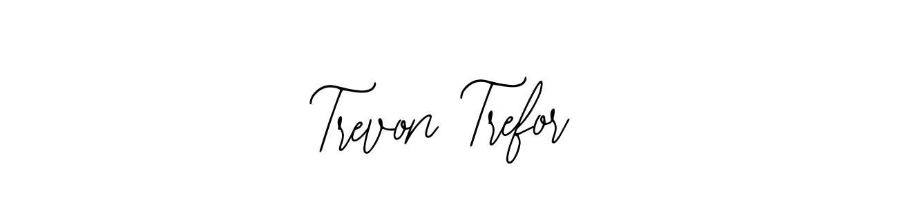 Design your own signature with our free online signature maker. With this signature software, you can create a handwritten (Bearetta-2O07w) signature for name Trevon Trefor. Trevon Trefor signature style 12 images and pictures png