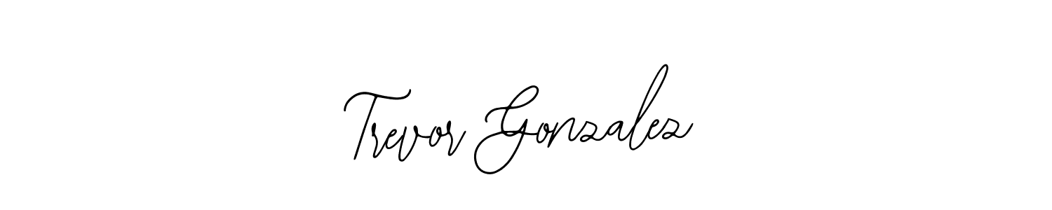 Bearetta-2O07w is a professional signature style that is perfect for those who want to add a touch of class to their signature. It is also a great choice for those who want to make their signature more unique. Get Trevor Gonzalez name to fancy signature for free. Trevor Gonzalez signature style 12 images and pictures png