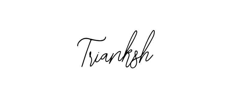 if you are searching for the best signature style for your name Trianksh. so please give up your signature search. here we have designed multiple signature styles  using Bearetta-2O07w. Trianksh signature style 12 images and pictures png