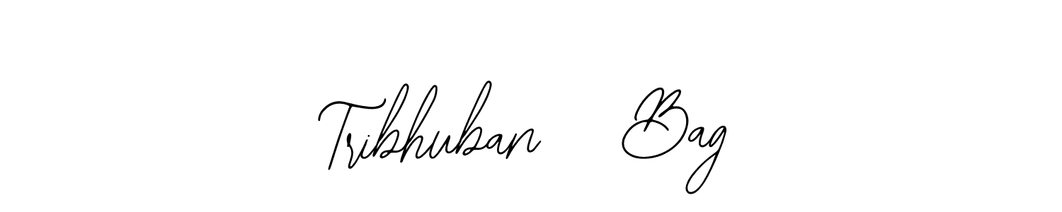 How to make Tribhuban   Bag signature? Bearetta-2O07w is a professional autograph style. Create handwritten signature for Tribhuban   Bag name. Tribhuban   Bag signature style 12 images and pictures png