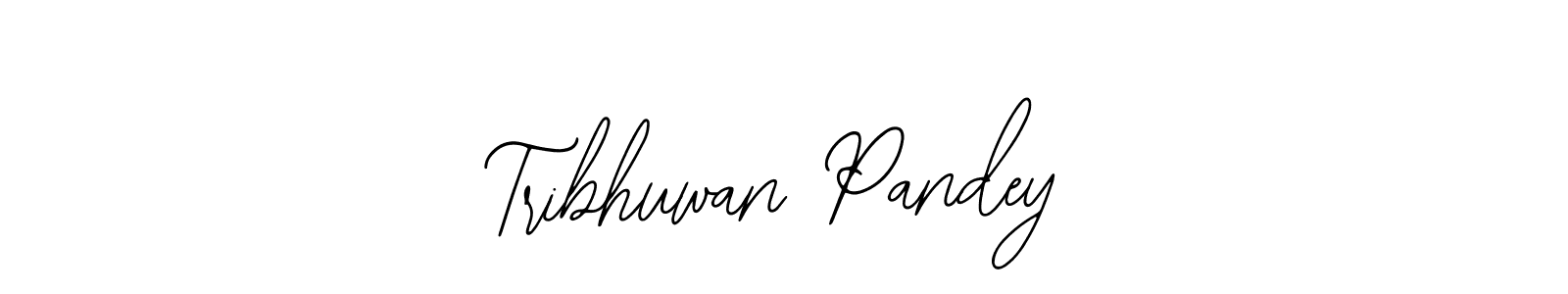 Make a beautiful signature design for name Tribhuwan Pandey. With this signature (Bearetta-2O07w) style, you can create a handwritten signature for free. Tribhuwan Pandey signature style 12 images and pictures png