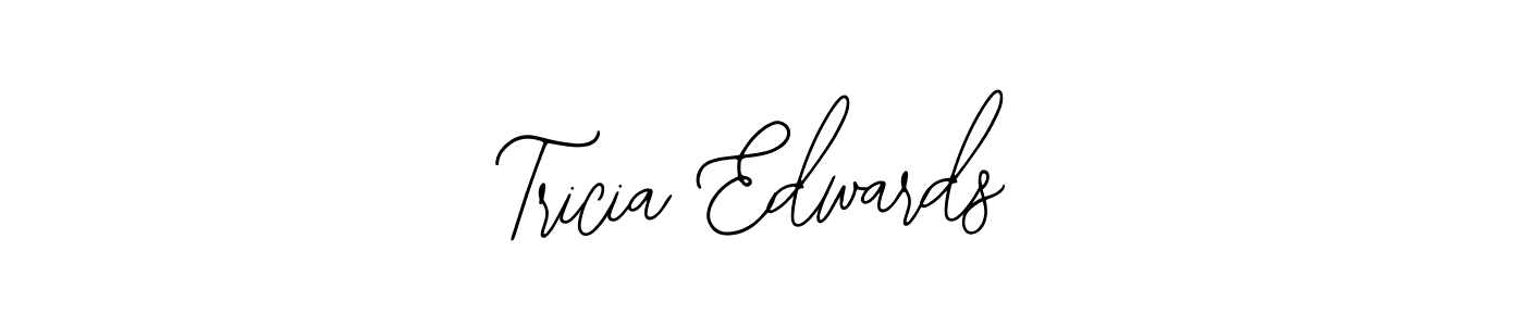 Similarly Bearetta-2O07w is the best handwritten signature design. Signature creator online .You can use it as an online autograph creator for name Tricia Edwards. Tricia Edwards signature style 12 images and pictures png