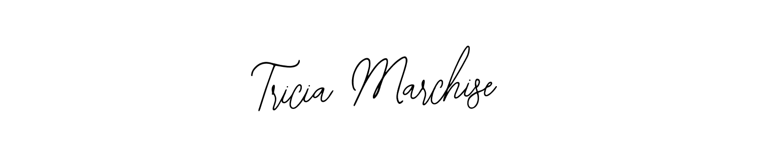 if you are searching for the best signature style for your name Tricia Marchise. so please give up your signature search. here we have designed multiple signature styles  using Bearetta-2O07w. Tricia Marchise signature style 12 images and pictures png