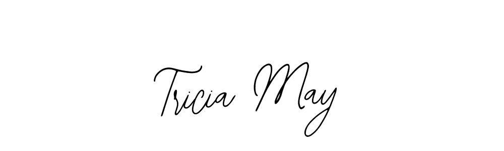 if you are searching for the best signature style for your name Tricia May. so please give up your signature search. here we have designed multiple signature styles  using Bearetta-2O07w. Tricia May signature style 12 images and pictures png
