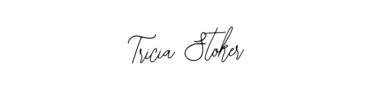 Use a signature maker to create a handwritten signature online. With this signature software, you can design (Bearetta-2O07w) your own signature for name Tricia Stoker. Tricia Stoker signature style 12 images and pictures png