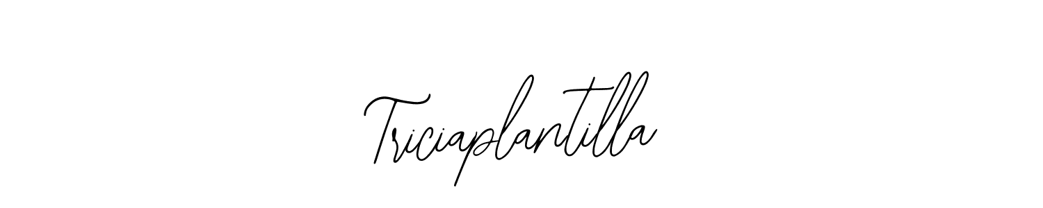 Design your own signature with our free online signature maker. With this signature software, you can create a handwritten (Bearetta-2O07w) signature for name Triciaplantilla. Triciaplantilla signature style 12 images and pictures png