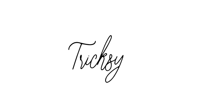 You should practise on your own different ways (Bearetta-2O07w) to write your name (Tricksy) in signature. don't let someone else do it for you. Tricksy signature style 12 images and pictures png