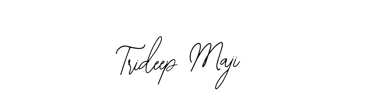 Trideep Maji stylish signature style. Best Handwritten Sign (Bearetta-2O07w) for my name. Handwritten Signature Collection Ideas for my name Trideep Maji. Trideep Maji signature style 12 images and pictures png