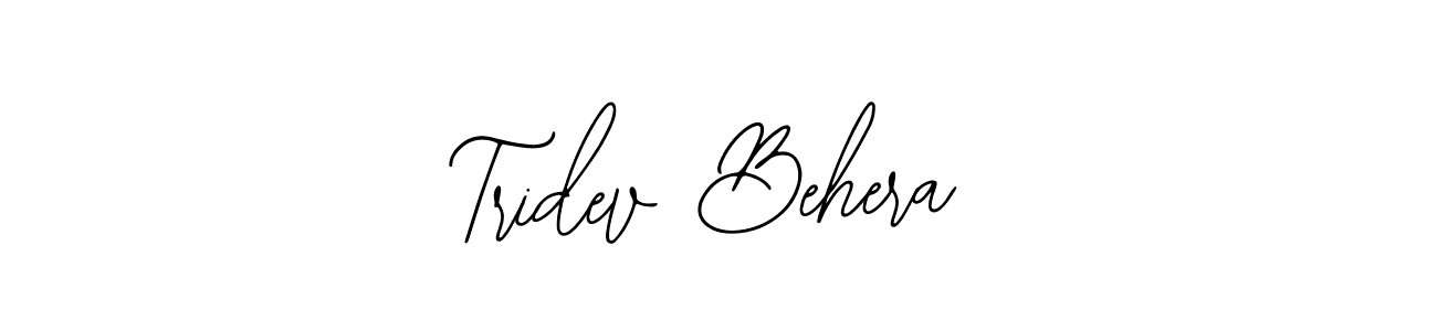 How to Draw Tridev Behera signature style? Bearetta-2O07w is a latest design signature styles for name Tridev Behera. Tridev Behera signature style 12 images and pictures png