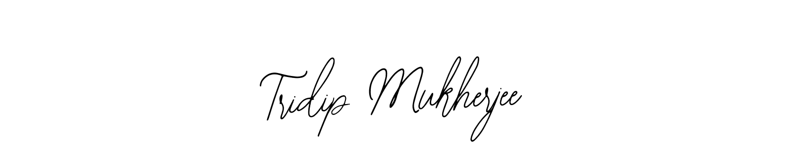 How to Draw Tridip Mukherjee signature style? Bearetta-2O07w is a latest design signature styles for name Tridip Mukherjee. Tridip Mukherjee signature style 12 images and pictures png