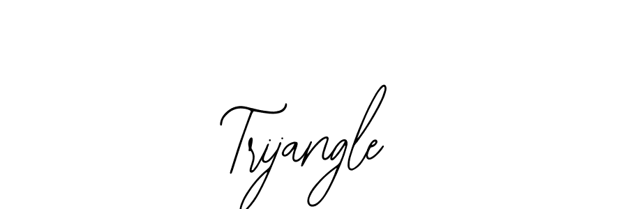 Make a beautiful signature design for name Trijangle. With this signature (Bearetta-2O07w) style, you can create a handwritten signature for free. Trijangle signature style 12 images and pictures png