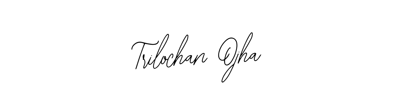 The best way (Bearetta-2O07w) to make a short signature is to pick only two or three words in your name. The name Trilochan Ojha include a total of six letters. For converting this name. Trilochan Ojha signature style 12 images and pictures png