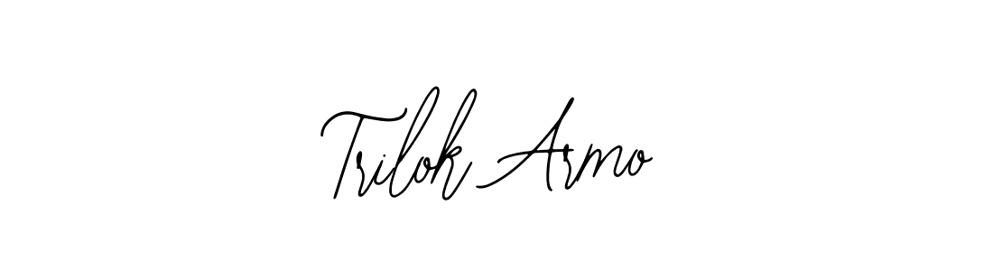 How to make Trilok Armo signature? Bearetta-2O07w is a professional autograph style. Create handwritten signature for Trilok Armo name. Trilok Armo signature style 12 images and pictures png