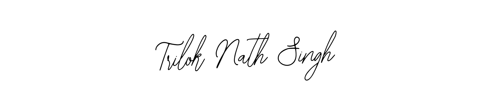 Also You can easily find your signature by using the search form. We will create Trilok Nath Singh name handwritten signature images for you free of cost using Bearetta-2O07w sign style. Trilok Nath Singh signature style 12 images and pictures png