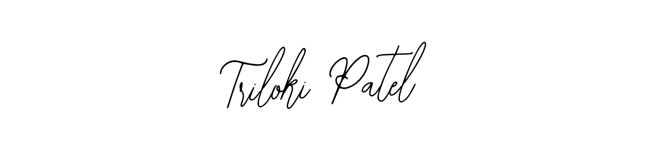 Create a beautiful signature design for name Triloki Patel. With this signature (Bearetta-2O07w) fonts, you can make a handwritten signature for free. Triloki Patel signature style 12 images and pictures png
