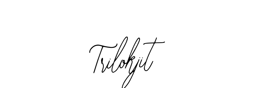 The best way (Bearetta-2O07w) to make a short signature is to pick only two or three words in your name. The name Trilokjit include a total of six letters. For converting this name. Trilokjit signature style 12 images and pictures png