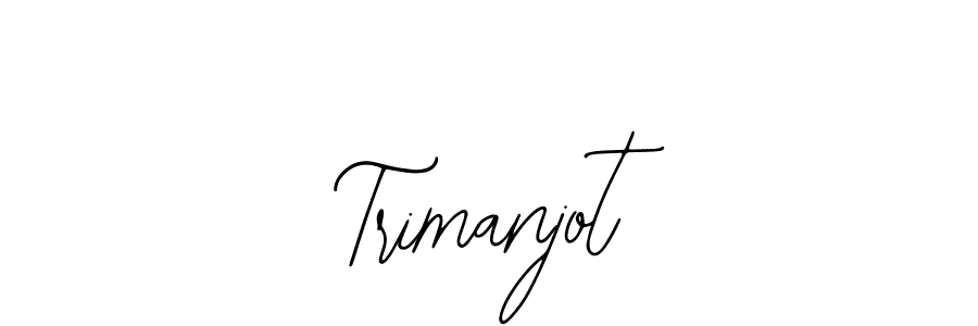 Trimanjot stylish signature style. Best Handwritten Sign (Bearetta-2O07w) for my name. Handwritten Signature Collection Ideas for my name Trimanjot. Trimanjot signature style 12 images and pictures png
