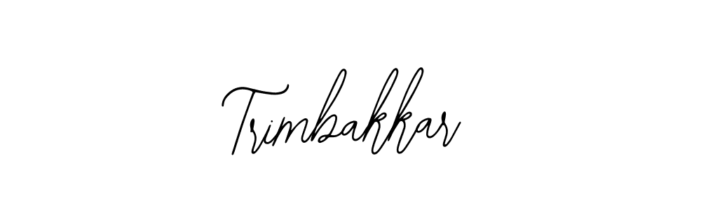 Make a beautiful signature design for name Trimbakkar. Use this online signature maker to create a handwritten signature for free. Trimbakkar signature style 12 images and pictures png