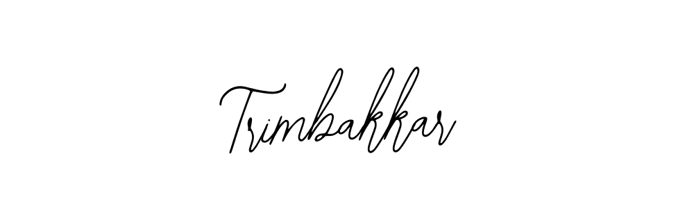 How to Draw Trimbakkar signature style? Bearetta-2O07w is a latest design signature styles for name Trimbakkar. Trimbakkar signature style 12 images and pictures png