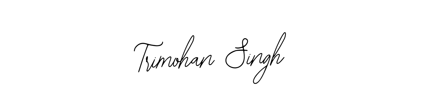 Design your own signature with our free online signature maker. With this signature software, you can create a handwritten (Bearetta-2O07w) signature for name Trimohan Singh. Trimohan Singh signature style 12 images and pictures png