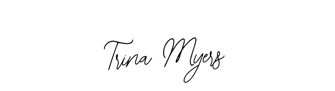 Make a beautiful signature design for name Trina Myers. Use this online signature maker to create a handwritten signature for free. Trina Myers signature style 12 images and pictures png