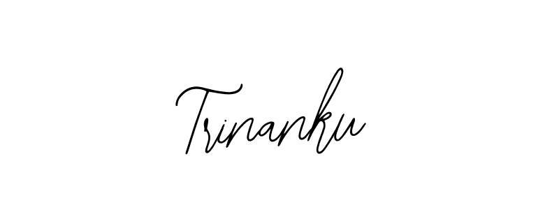 How to make Trinanku name signature. Use Bearetta-2O07w style for creating short signs online. This is the latest handwritten sign. Trinanku signature style 12 images and pictures png