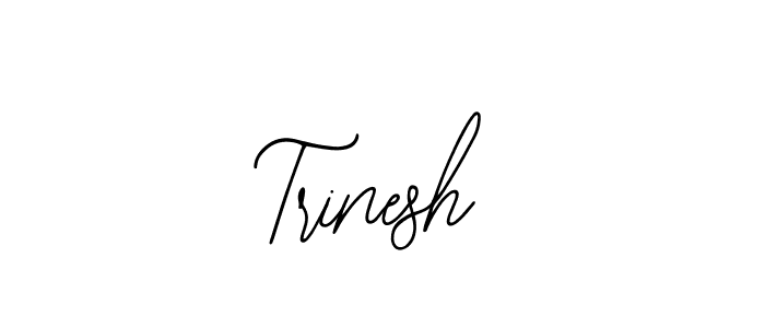 Make a beautiful signature design for name Trinesh. Use this online signature maker to create a handwritten signature for free. Trinesh signature style 12 images and pictures png