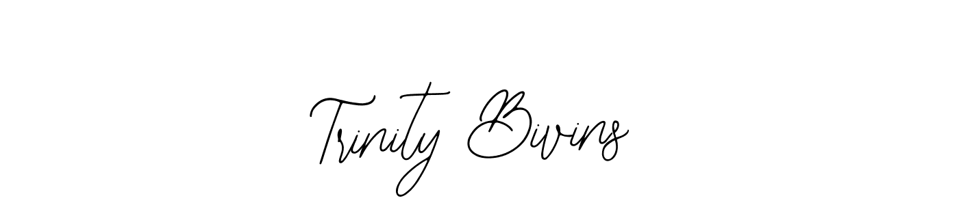 You should practise on your own different ways (Bearetta-2O07w) to write your name (Trinity Bivins) in signature. don't let someone else do it for you. Trinity Bivins signature style 12 images and pictures png