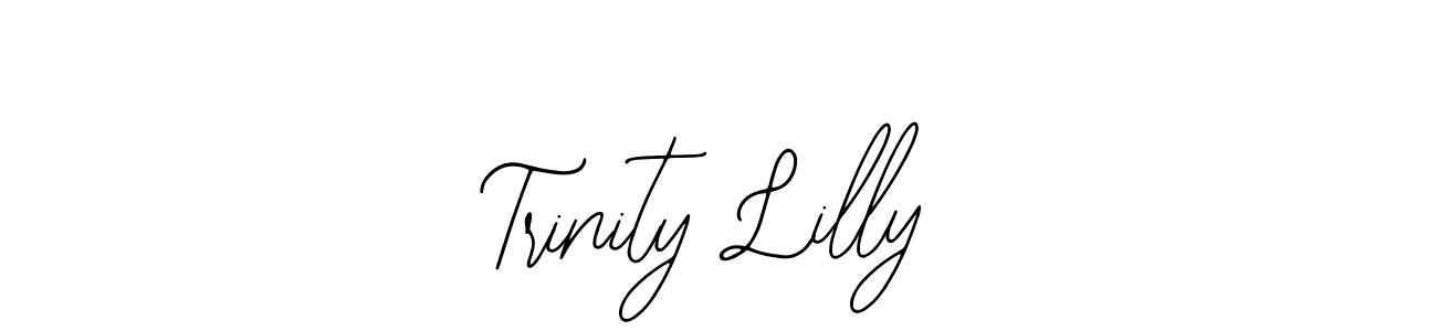 if you are searching for the best signature style for your name Trinity Lilly. so please give up your signature search. here we have designed multiple signature styles  using Bearetta-2O07w. Trinity Lilly signature style 12 images and pictures png