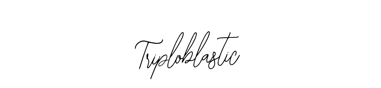 Make a beautiful signature design for name Triploblastic. Use this online signature maker to create a handwritten signature for free. Triploblastic signature style 12 images and pictures png