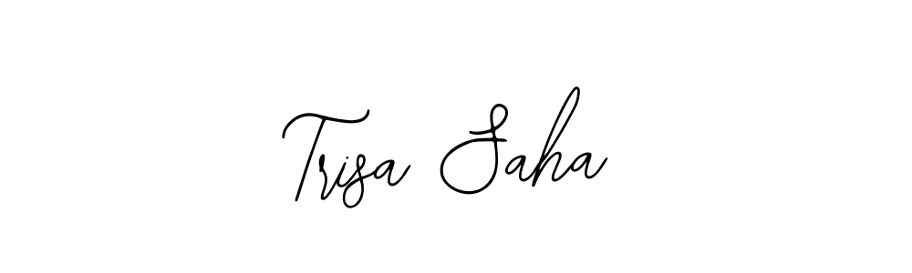 This is the best signature style for the Trisa Saha name. Also you like these signature font (Bearetta-2O07w). Mix name signature. Trisa Saha signature style 12 images and pictures png