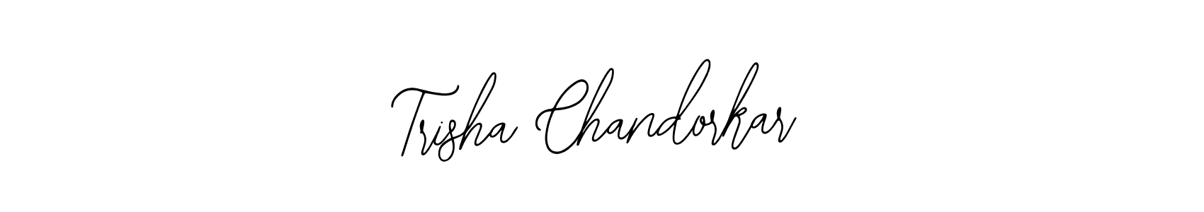 Make a short Trisha Chandorkar signature style. Manage your documents anywhere anytime using Bearetta-2O07w. Create and add eSignatures, submit forms, share and send files easily. Trisha Chandorkar signature style 12 images and pictures png