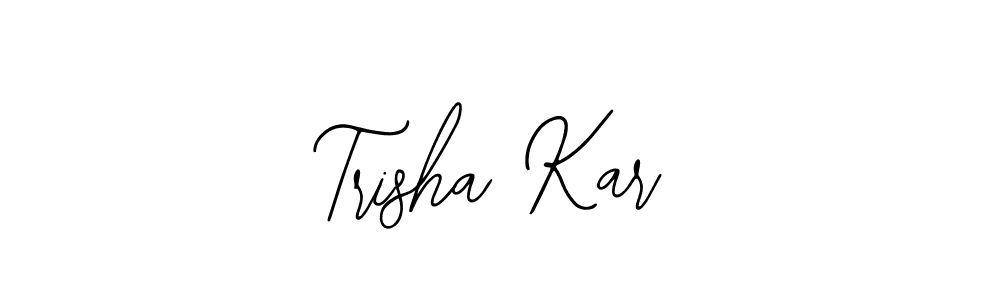Trisha Kar stylish signature style. Best Handwritten Sign (Bearetta-2O07w) for my name. Handwritten Signature Collection Ideas for my name Trisha Kar. Trisha Kar signature style 12 images and pictures png