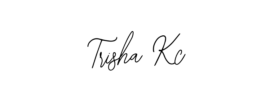 Also You can easily find your signature by using the search form. We will create Trisha Kc name handwritten signature images for you free of cost using Bearetta-2O07w sign style. Trisha Kc signature style 12 images and pictures png