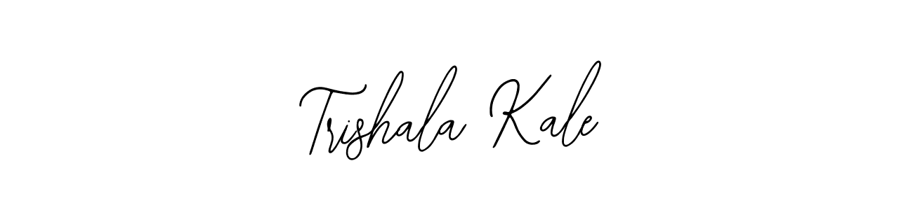Make a short Trishala Kale signature style. Manage your documents anywhere anytime using Bearetta-2O07w. Create and add eSignatures, submit forms, share and send files easily. Trishala Kale signature style 12 images and pictures png