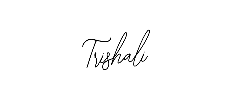 Design your own signature with our free online signature maker. With this signature software, you can create a handwritten (Bearetta-2O07w) signature for name Trishali. Trishali signature style 12 images and pictures png