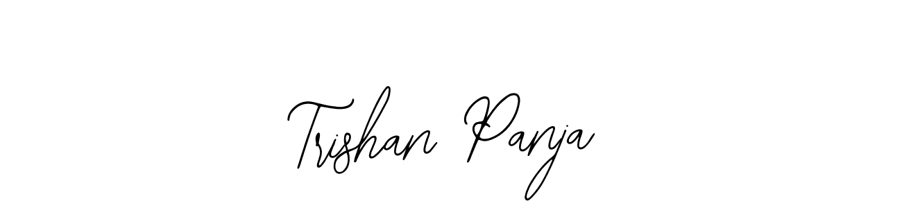 Use a signature maker to create a handwritten signature online. With this signature software, you can design (Bearetta-2O07w) your own signature for name Trishan Panja. Trishan Panja signature style 12 images and pictures png