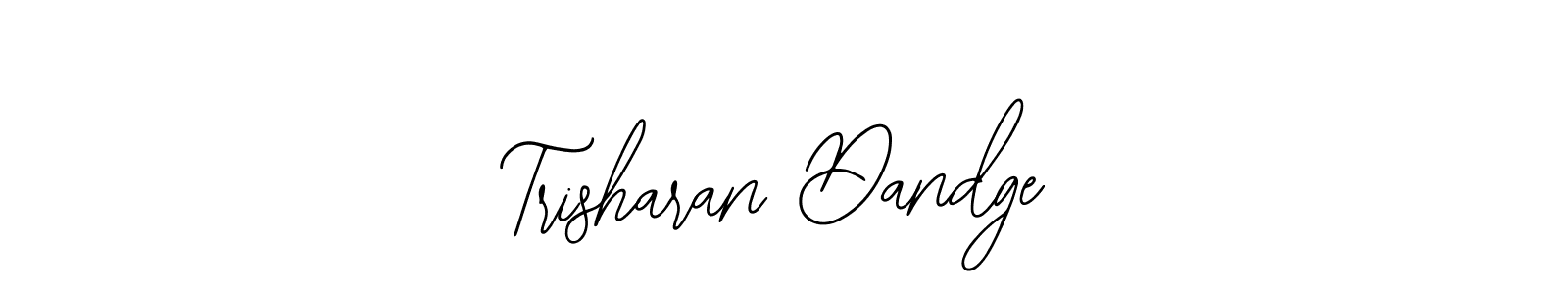 Also You can easily find your signature by using the search form. We will create Trisharan Dandge name handwritten signature images for you free of cost using Bearetta-2O07w sign style. Trisharan Dandge signature style 12 images and pictures png