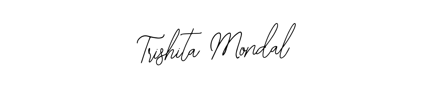 Similarly Bearetta-2O07w is the best handwritten signature design. Signature creator online .You can use it as an online autograph creator for name Trishita Mondal. Trishita Mondal signature style 12 images and pictures png