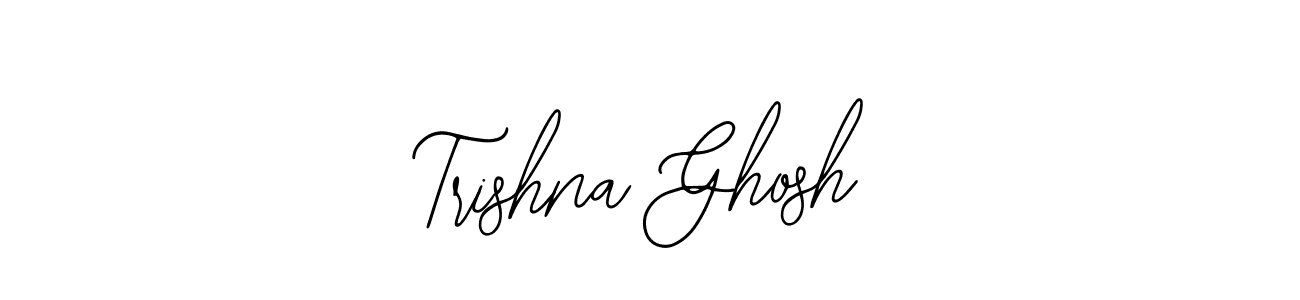 You should practise on your own different ways (Bearetta-2O07w) to write your name (Trishna Ghosh) in signature. don't let someone else do it for you. Trishna Ghosh signature style 12 images and pictures png