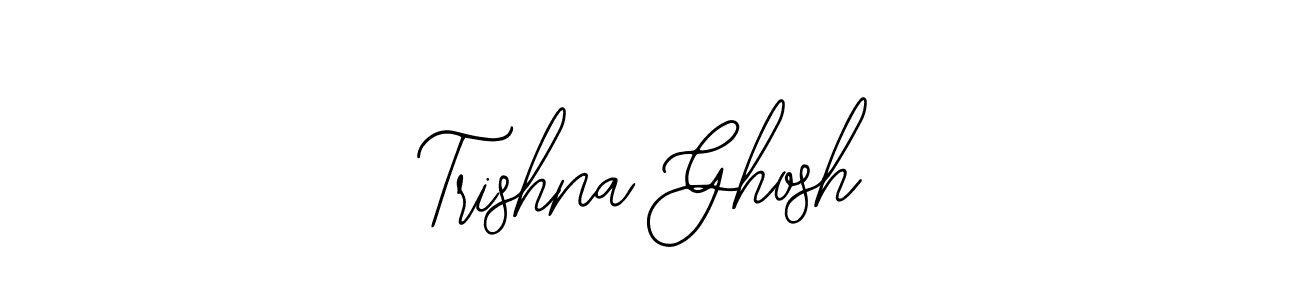 You should practise on your own different ways (Bearetta-2O07w) to write your name (Trishna Ghosh) in signature. don't let someone else do it for you. Trishna Ghosh signature style 12 images and pictures png