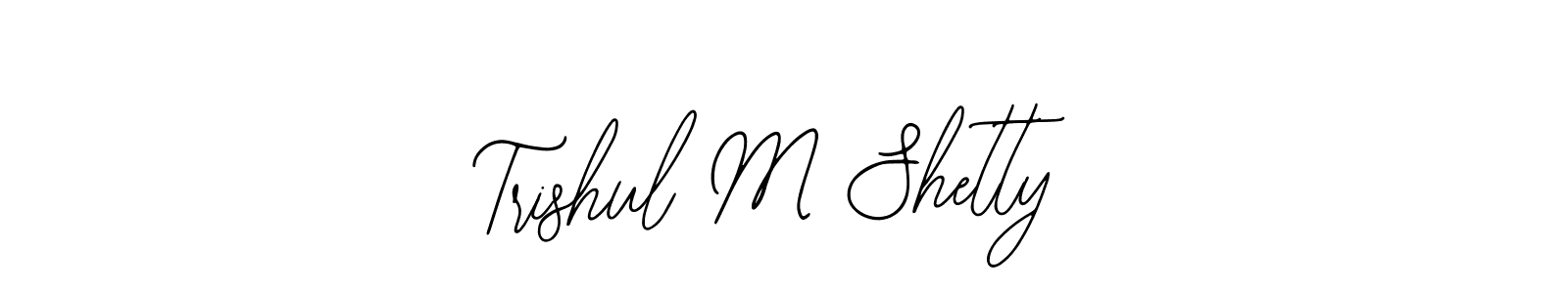 How to make Trishul M Shetty signature? Bearetta-2O07w is a professional autograph style. Create handwritten signature for Trishul M Shetty name. Trishul M Shetty signature style 12 images and pictures png