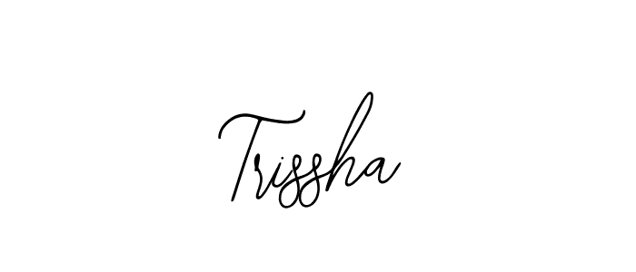 How to make Trissha signature? Bearetta-2O07w is a professional autograph style. Create handwritten signature for Trissha name. Trissha signature style 12 images and pictures png