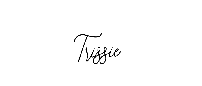 You should practise on your own different ways (Bearetta-2O07w) to write your name (Trissie) in signature. don't let someone else do it for you. Trissie signature style 12 images and pictures png