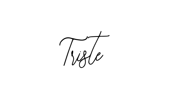 How to make Triste signature? Bearetta-2O07w is a professional autograph style. Create handwritten signature for Triste name. Triste signature style 12 images and pictures png