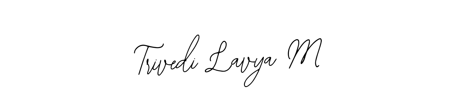 Here are the top 10 professional signature styles for the name Trivedi Lavya M. These are the best autograph styles you can use for your name. Trivedi Lavya M signature style 12 images and pictures png